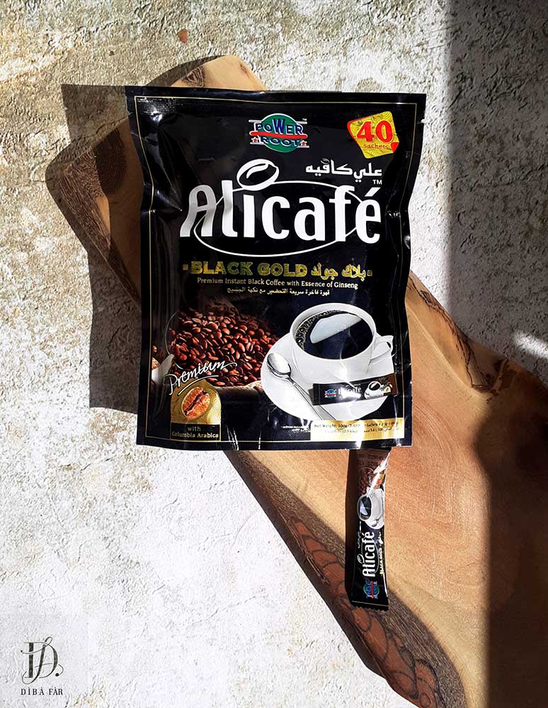 پودر قهوه علی کافه(black gold) اصلی