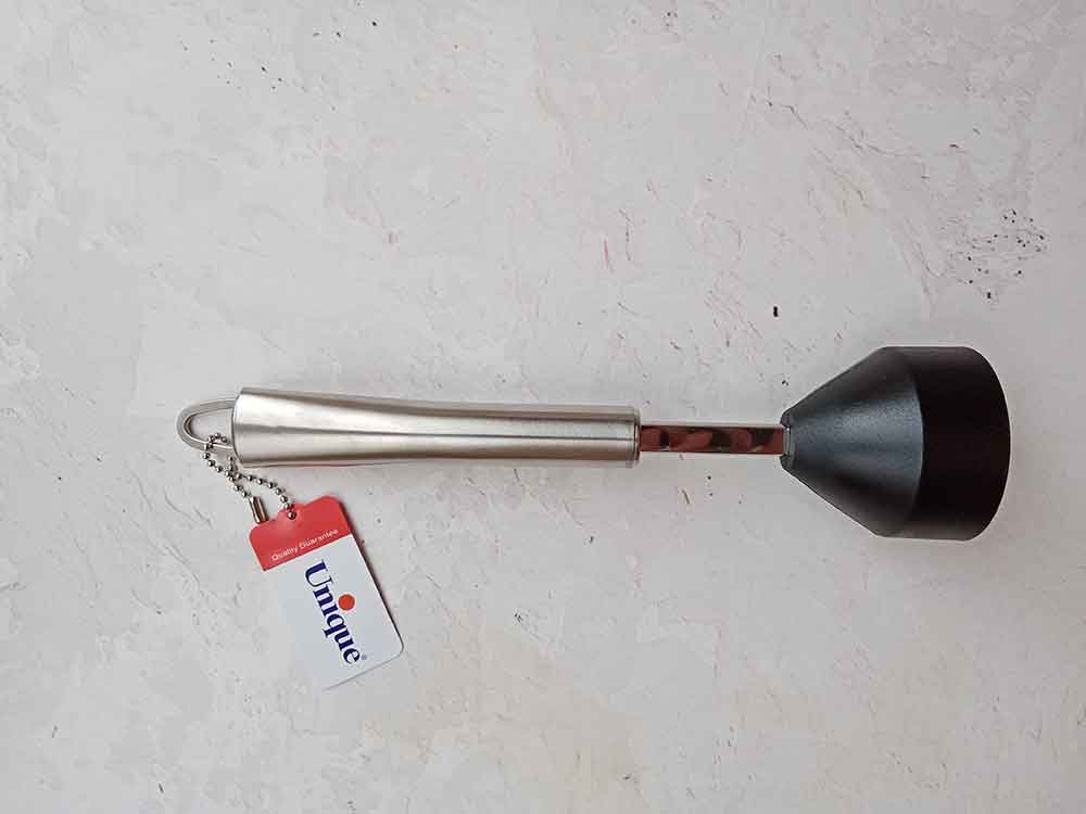 گوشت کوب دسته استیل چدنی