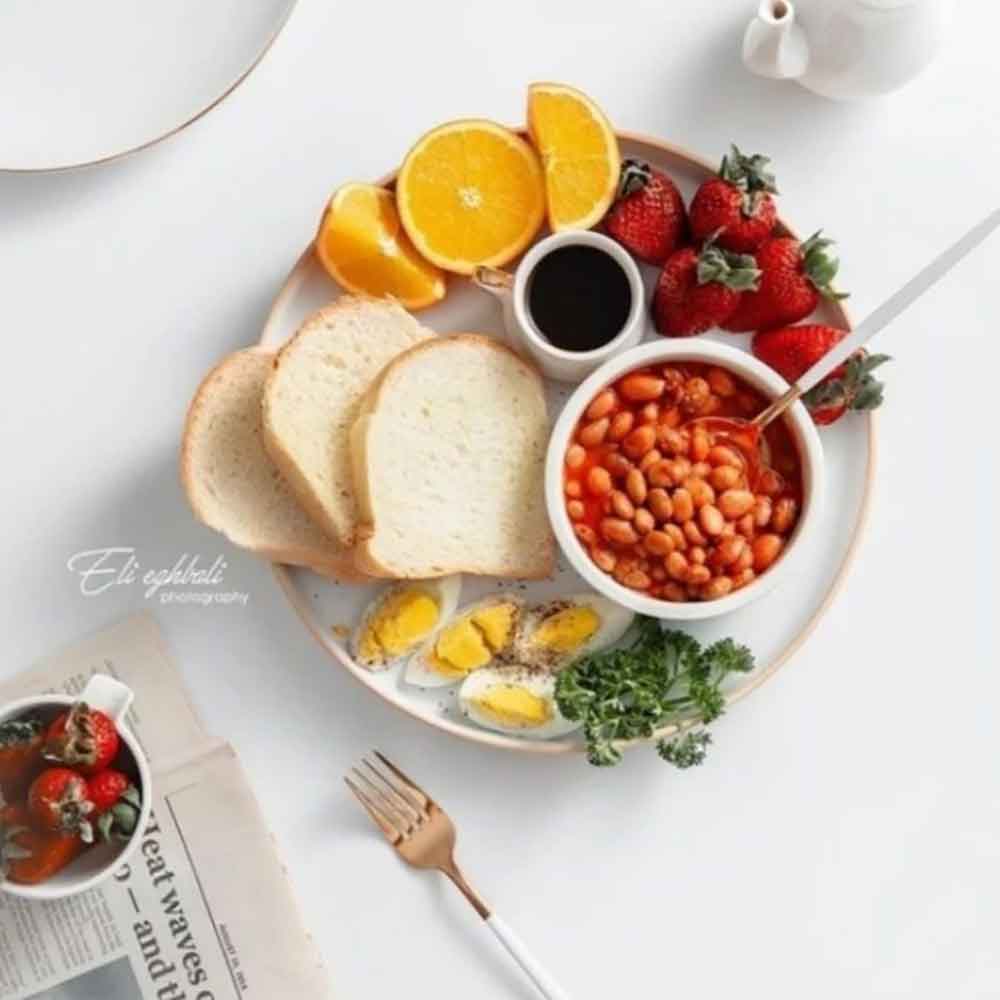 ظرف سرو لبه دار سرامیکی (8890)