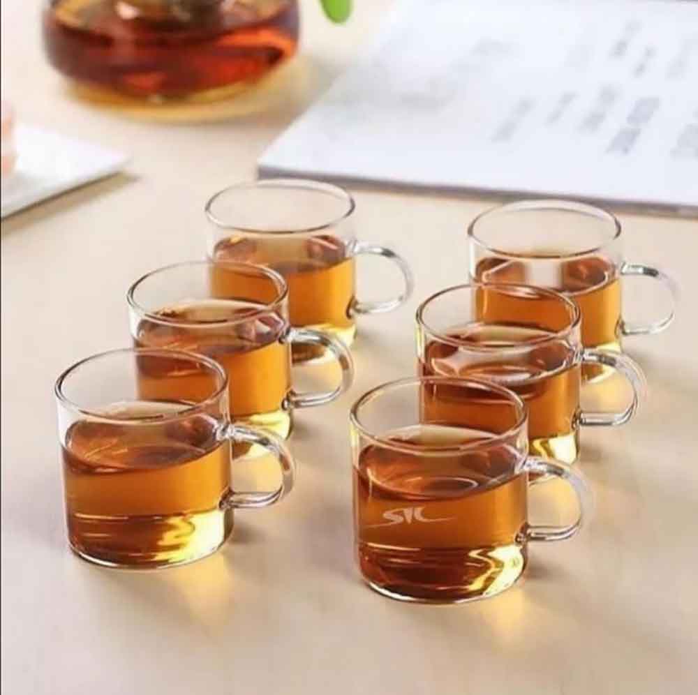 قهوه خوری پیرکس دسته دار (6654)