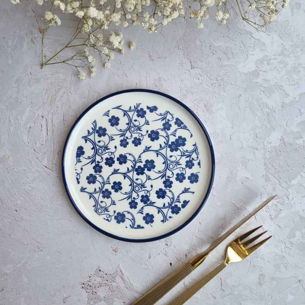 کیک خوری دنی هوم گلدار ابی (5788)